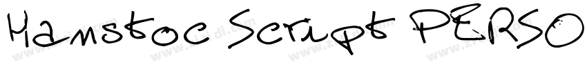 Hanstoc Script PERSO字体转换
